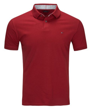 Koszulka Polo Tommy Hilfiger Poloshirt Bordowy S