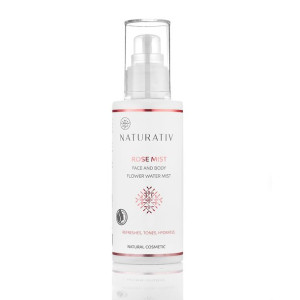 Naturativ Rose Mist Face & Body Flower wodna mgiełka do ciała Róża 100ml