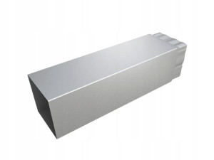 Rura Wywiew Do Okapu Kuchennego Krótka 30cm Inox