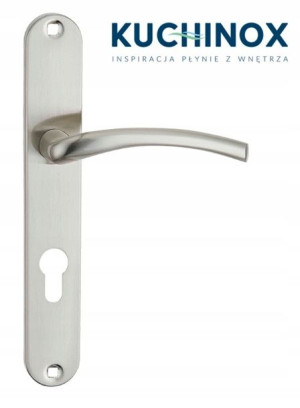 Agra Klamka Drzwiowa Szyld Wkładka 90mm Satyna