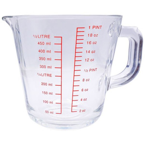 Szklany Dzbanek Miarka Kuchenna Pasabahce 0,5l