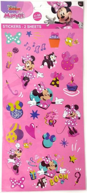 Naklejki Myszka Minnie Let's Party +/- 50 szt.