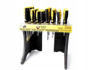 Wkrętak Cr.v Pro-technik Zestaw 40cz+ekspozyt