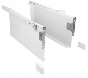 Prowadnica Do Szuflad Metalbox 400 Mm H-150 Biała