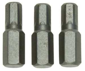 Końcówki Sześciokątne Hex H5 X 25 Mm 3szt Bit Bity