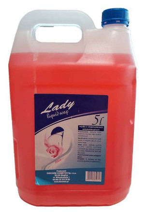 Mydło Lady 5L Czerwona Róża (Pe) Kanister