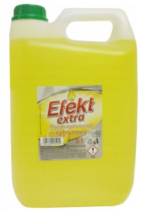 Płyn Do Mycia Naczyń Efekt Extra Cytryna 5L Pe
