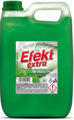Płyn Do Mycia Naczyń Efekt Extra Mięta 5L Pe