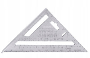 Aluminiowy Kątownik Budowlany Stolarski 185mm
