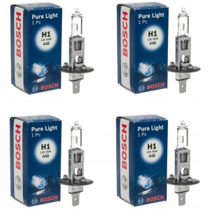 4x Żarówka Bosch H1 Pure Light 12v 55w