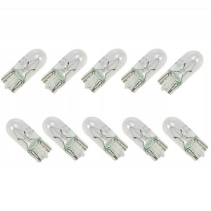 Żarówki Halogenowe W5w T10 5w W2.1x9.5d 12v 10szt