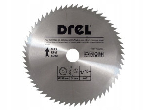 Tarcza Do Pilarki 250 X 30 Mm 60t