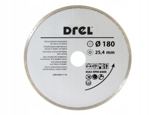 Tarcza Diamentowa 180 X 25.4 Mm Pełna