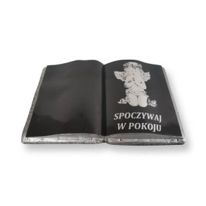 Księga ANIOŁEK SREBRNY grób cmentarz wiązanka stroik podkład kompozycja