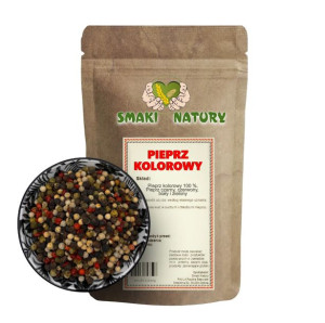 PIEPRZ KOLOROWY PREMIUM 50g ziarna biały zielony czerwony czarny