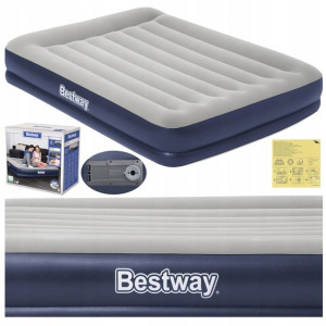 Materac Dmuchany Łóżko Z Pompką 203x152x36 Bestway