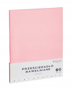 Bawełniane Prześcieradło 220x240 Puder
