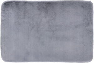 Dywanik Łazienkowy Puszysty Futro Szary 50x75