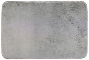 Dywanik Łazienkowy Puszysty Jasny Szary 50x75