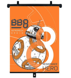 Roleta przeciwsłoneczna samochodowa dla dzieci BB8 STAR WARS