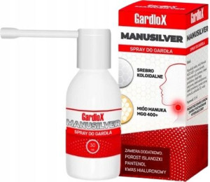 GARDLOX MANUSILVER Spray do gardła 30ml S-Lab