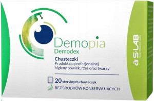 Demopia Demodex, Chusteczki sterylne, 20 sztuk
