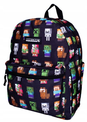 Plecak młodzieżowy Minecraft Multi Characters