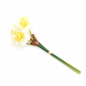 Bukiet KWIATY BLAST sztuczny narcyzy 37 cm HOMLA