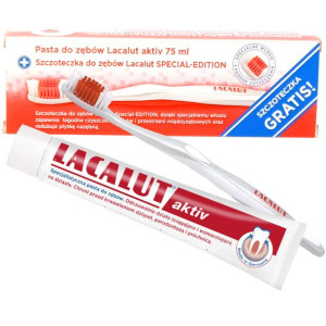 LACALUT ACTIV PASTA DO ZĘBÓW zdrowe zęby i dziąsła