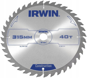 Piła Spiekowa Do Drewna 315*30mm/40t 1897214 Irwin