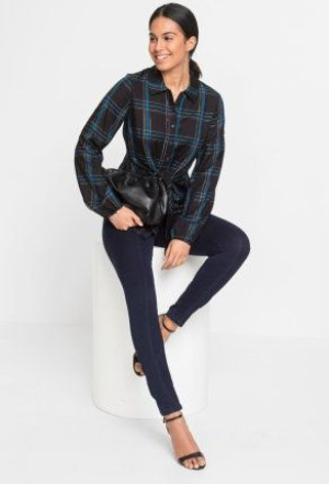 Bonprix Spodnie Jeansy Rurki Skinny Ze Stretchem Guma Ściągacz 38-40 930931