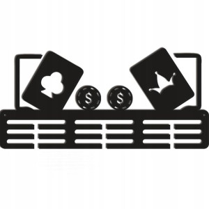 poker Wieszak na medale, medalownik