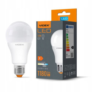 Żarówka LED E27 A60 12W - Zimny Biały
