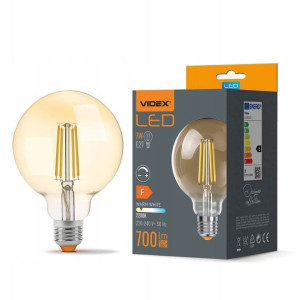 Żarówka LED Filament E27 7W G95 - Ciepły Biały