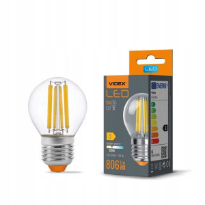 Żarówka LED Filament E27 G45 6W - Ciepły Biały