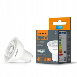 Żarówka LED 5W GU10 - Neutralny Biały