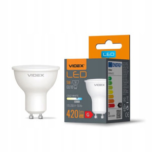 Żarówka LED 5W GU10 - Zimny Biały