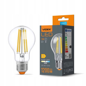 Żarówka LED Filament E27 A60 10W - Neutralny Biały