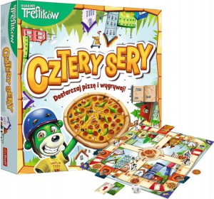 Gra Planszowa Cztery Sery Pizza Rodzina Treflików Trefl