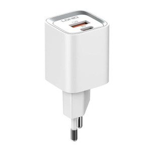 Ładowarka sieciowa LDNIO A2318C USB, USB-C 20W + kabel USB-C