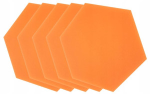 PANELE AKUSTYCZNE wygłuszające HEXAGON 5cm - 5szt.