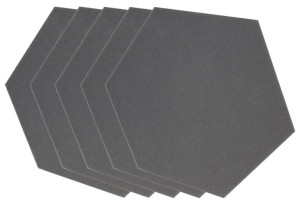 PANELE AKUSTYCZNE wygłuszające HEXAGON 3cm - 5szt.