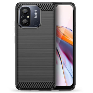 Etui Tech-protect Tpucarbon Xiaomi Redmi 12c Black