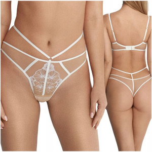 Stringi Marilyn tiulowe cieliste Priscilla L