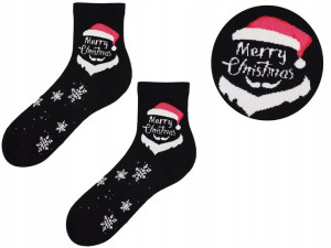 Świąteczne skarpetki z bawełny Christmas Hat 36/40