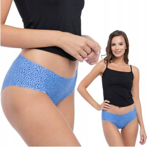 Figi damskie klasyczne ocean dots M
