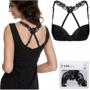 Koronkowe ramiączka zdobiące plecy Blush Lady Boss