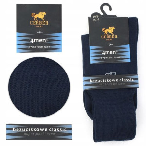Bezuciskowe skarpety męskie Purista Classic 45/47