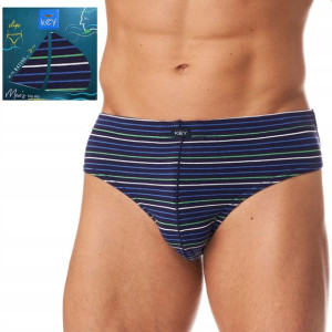 Uniwersalne slipy męskie w paski MPP 391 4XL