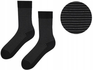 Bawełniane skarpetki męskie w paski Stripes 41/45